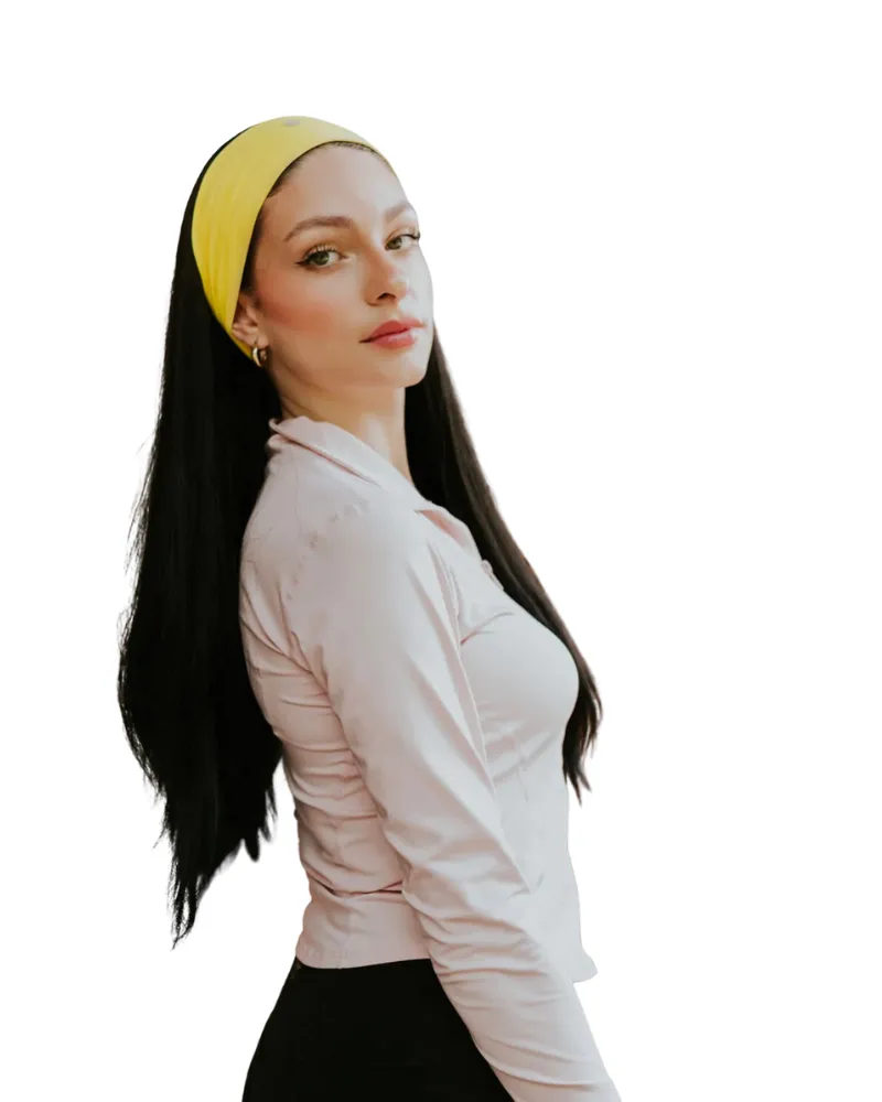 Neon Dri Fit Ribbed Non Slip Headband