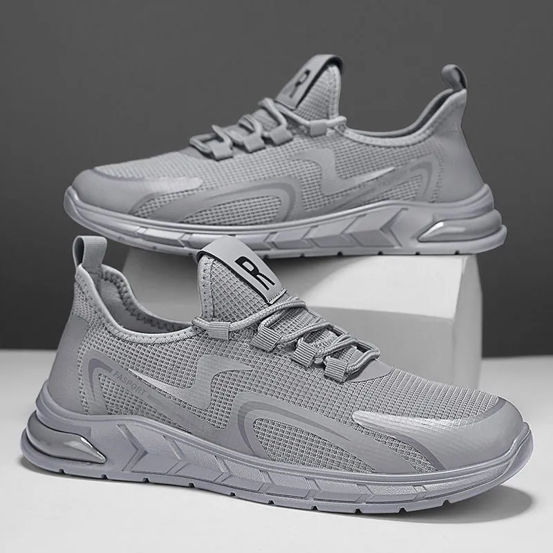 New spring and summer flying mesh men's shoes breathable and non-slip runningFZ009