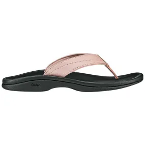 OluKai Women's Ohana Sandals- Petal Pink/Black