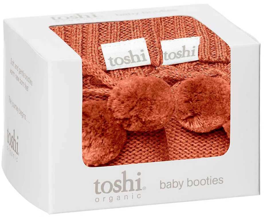Organic Booties Marley Saffron