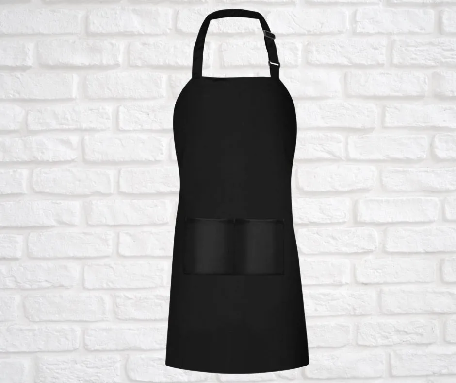 Oversized Bib Apron | 39in | Plus and Tall Friendly | Adjustable Neck Strap | Unisex Bib Apron for Women and Men | 1 Apron