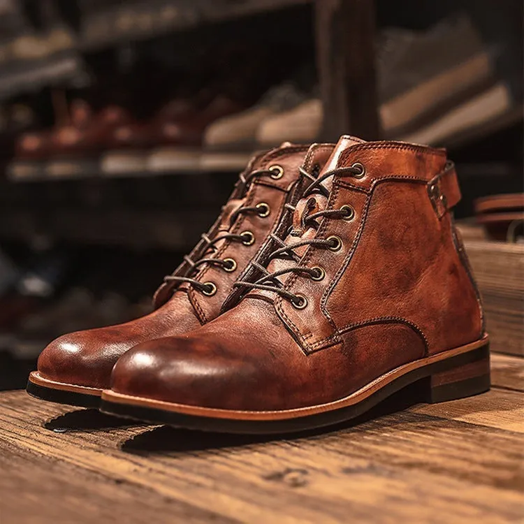 OwenCadwell - Camouflage Martin Boots by The Nevermore