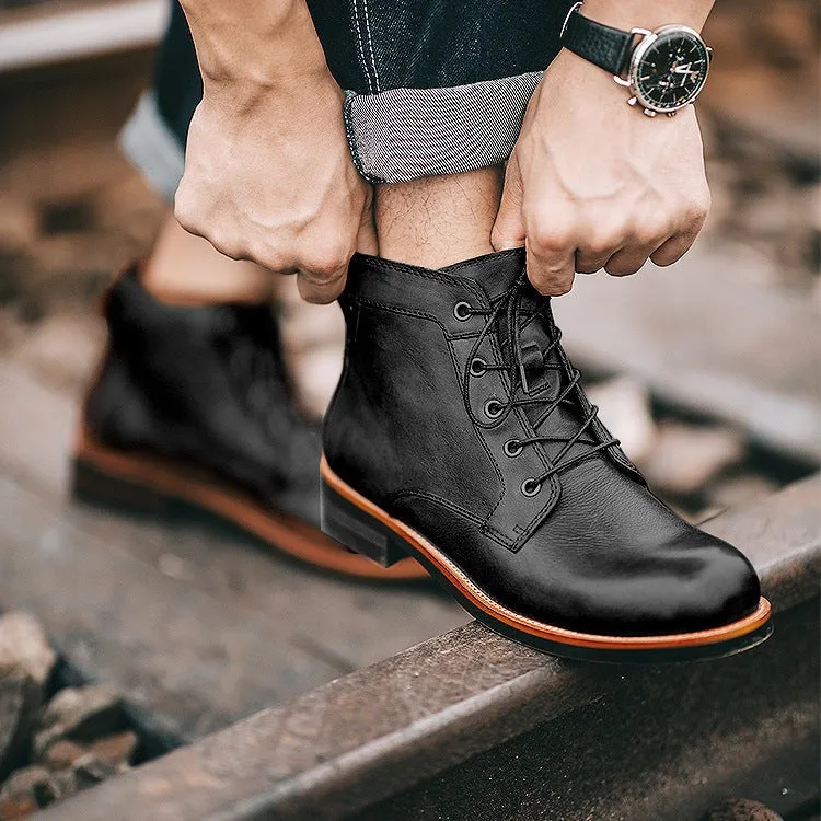 OwenCadwell - Camouflage Martin Boots by The Nevermore