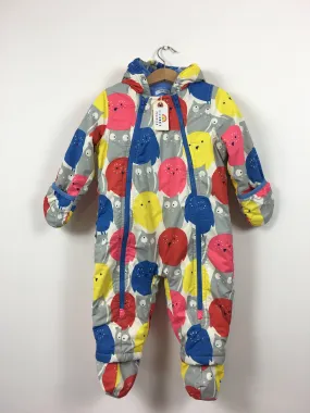 Owl & Pussycat Print Snow Suit (6-12 Months)
