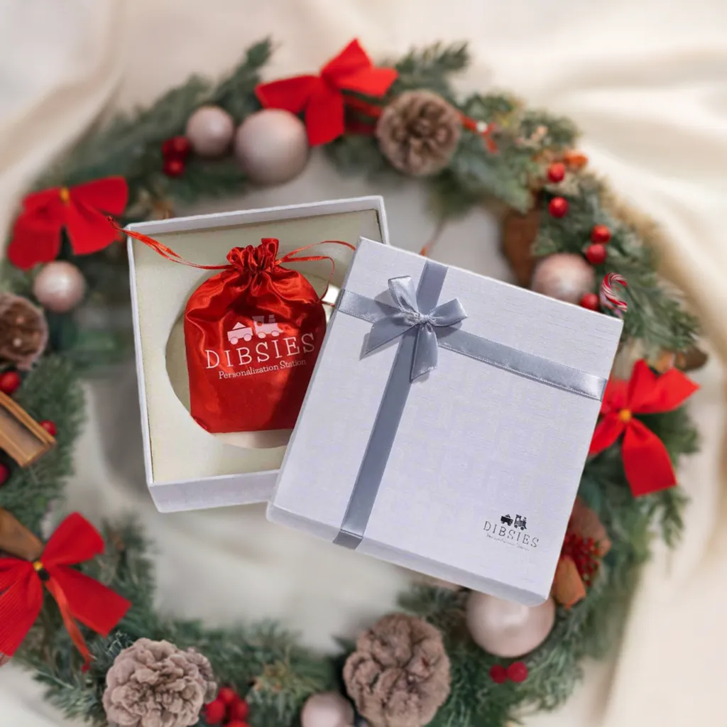 Personalized Cozy Reindeer Family Christmas Ornament - Family of 3