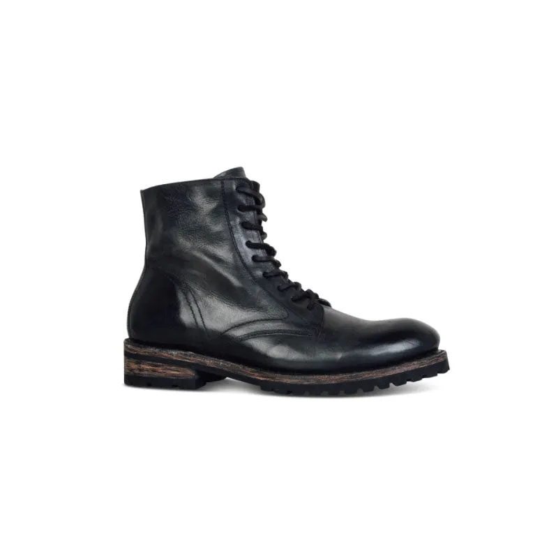 Phoenix Knight - Low Square Heel Boots by The Nevermore