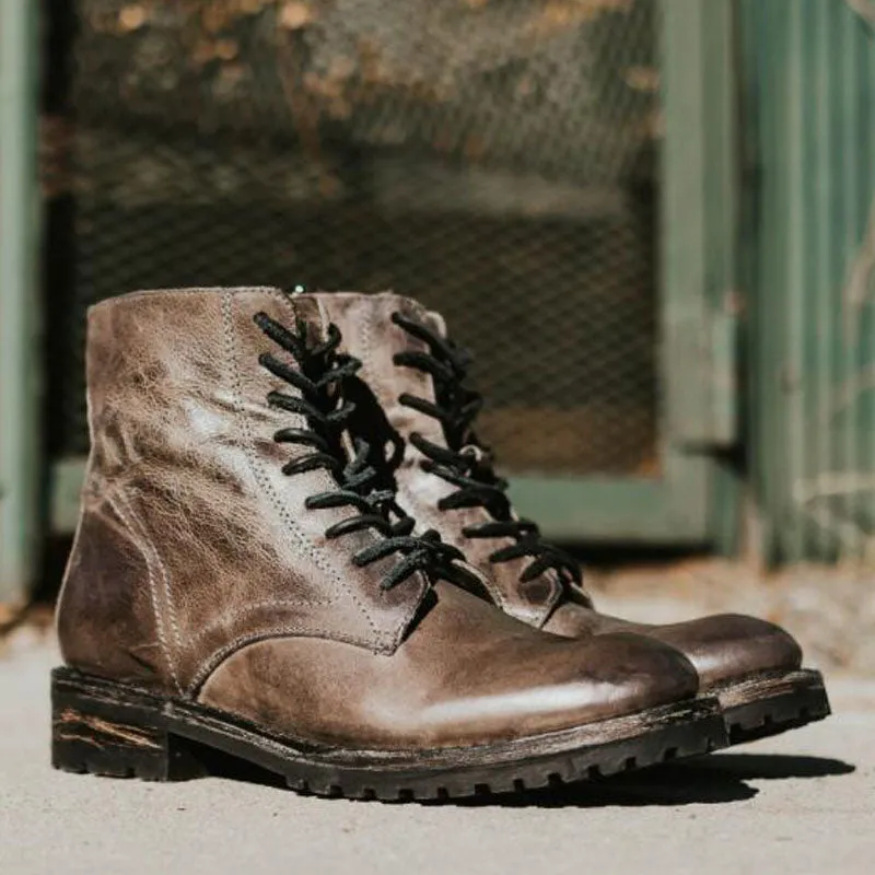 Phoenix Knight - Low Square Heel Boots by The Nevermore