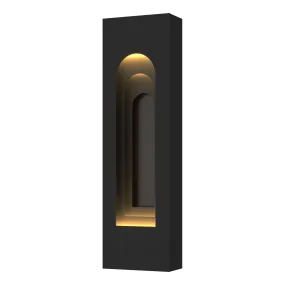 Procession Arch Small Outdoor Sconce 2-Light Coastal Oil Rubbed Bronze Accent in Coastal Black