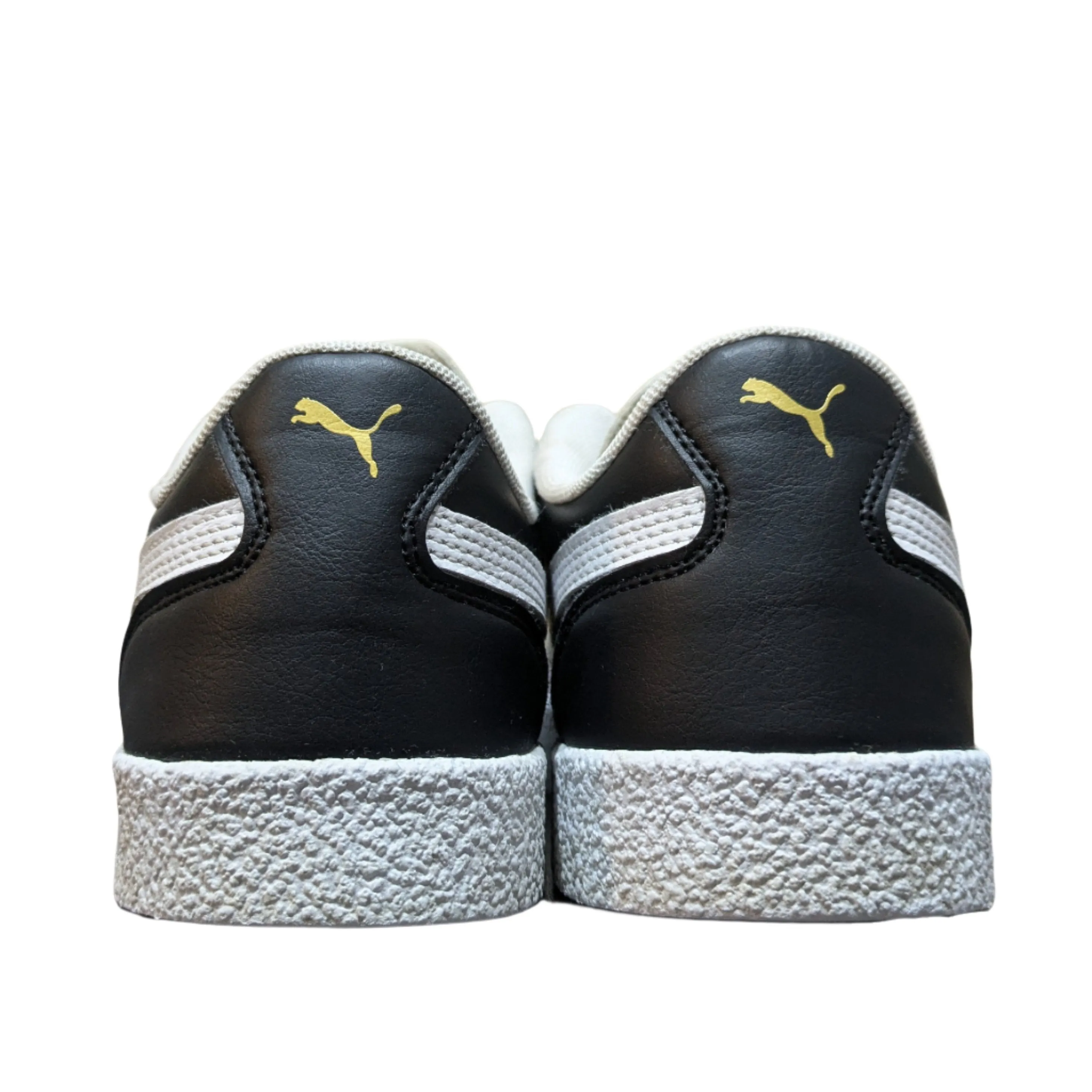 Puma Club Zone Black/White/Gold Sneakers Size: UK 7 / EU 40.5 / US 9