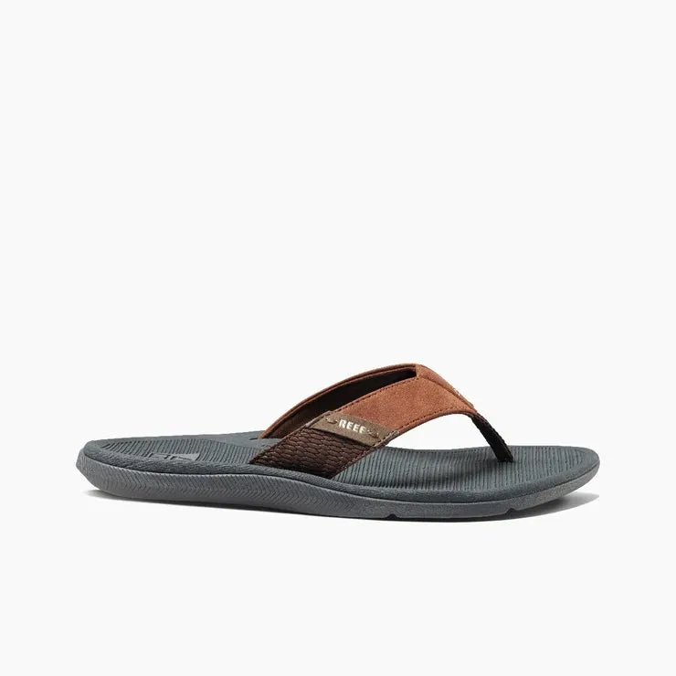 Reef "Santa Ana" Men's Sandals - Grey/Tan