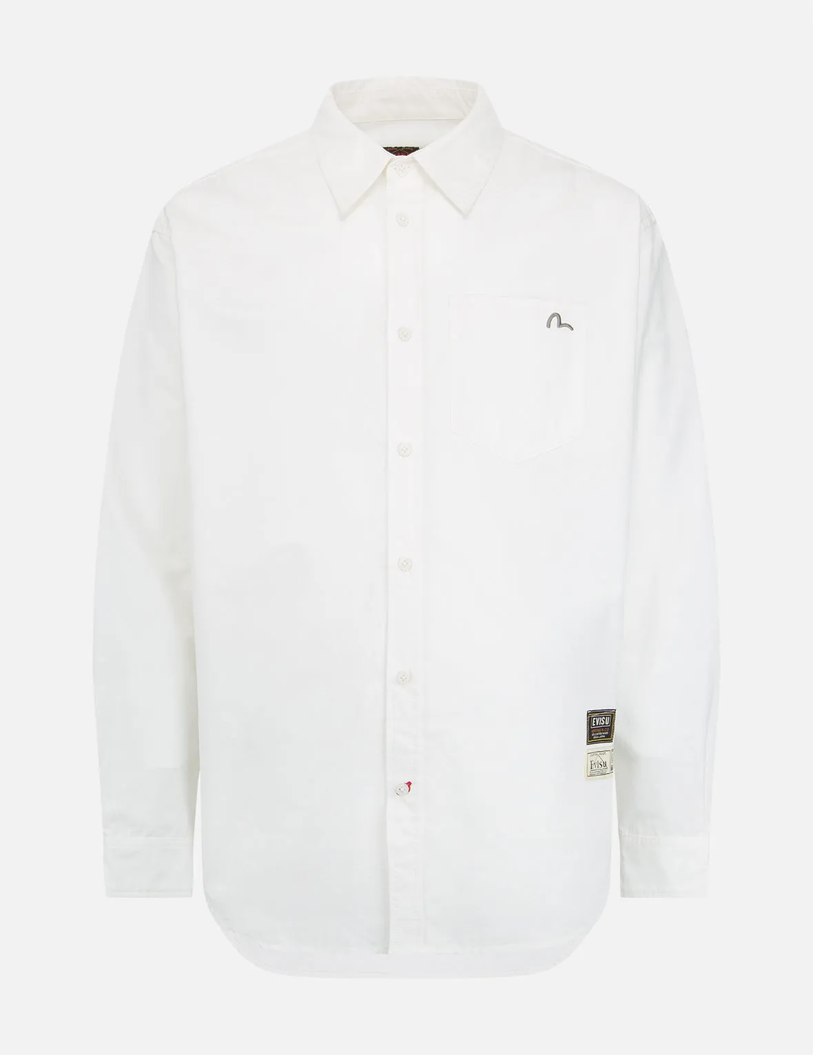 Retro Logo Print Oversized Shirt