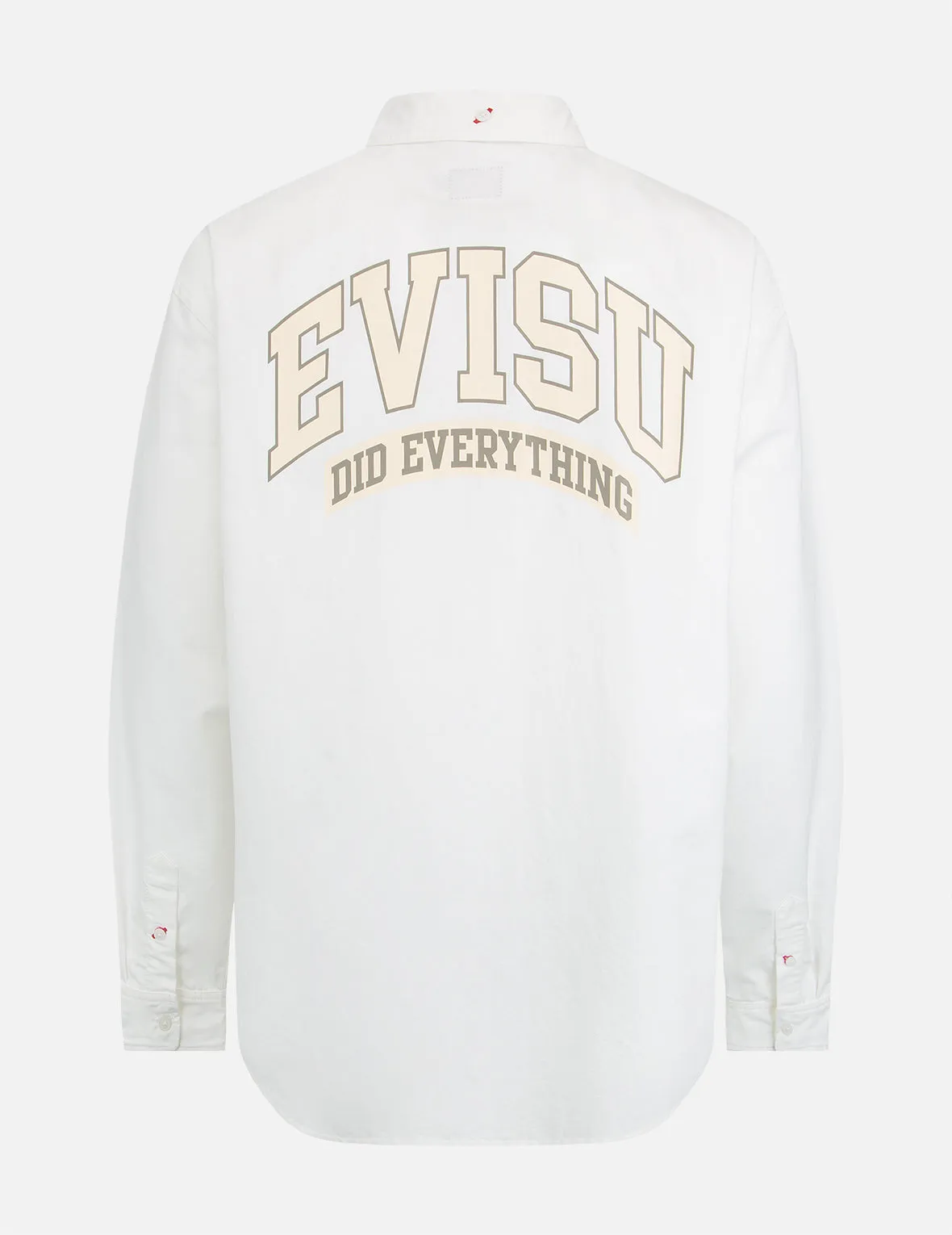 Retro Logo Print Oversized Shirt