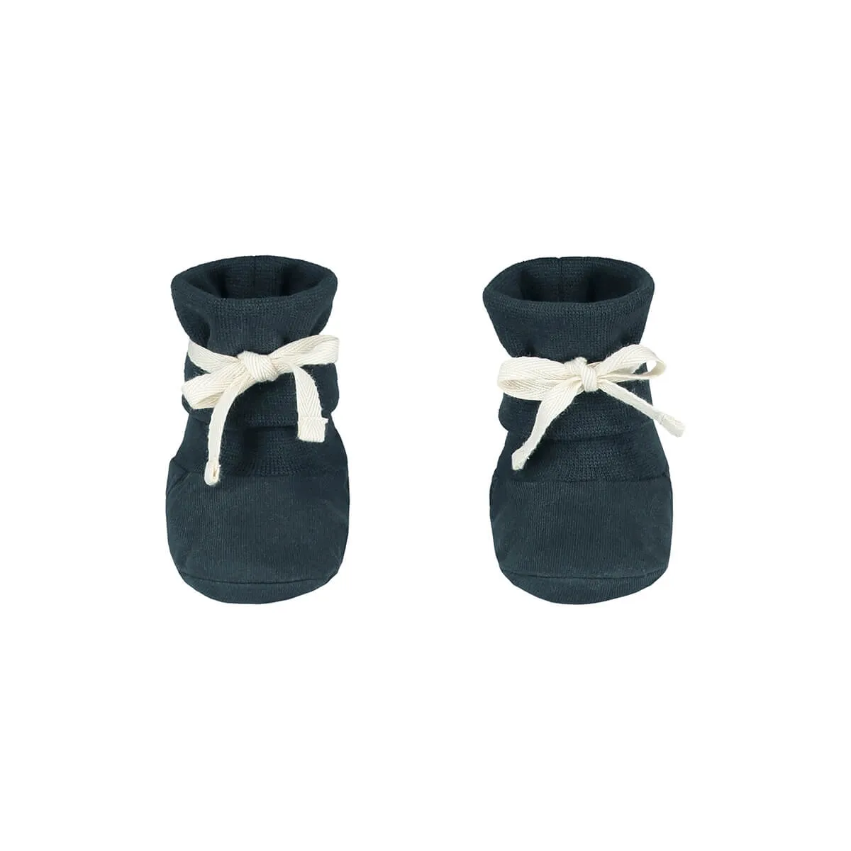 Ribbed Booties in Blue Grey by Gray Label