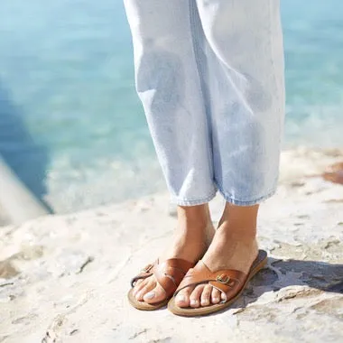 Salt Water Classic Slides- Tan