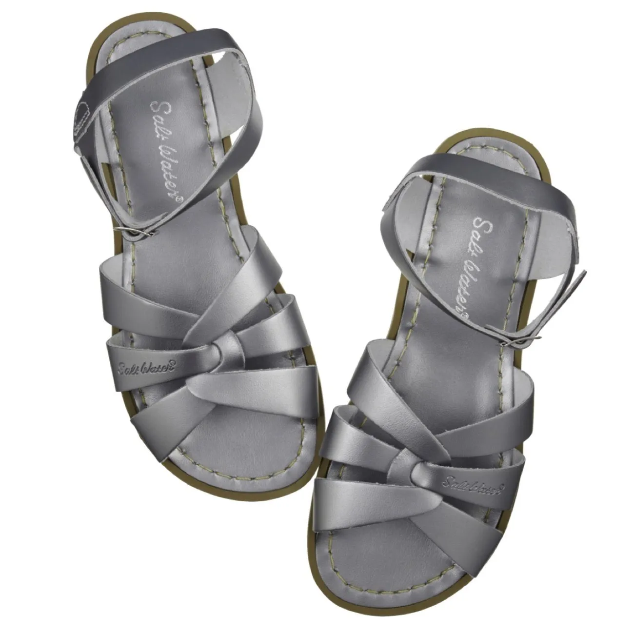 Salt Water Sandals Original Child Pewter