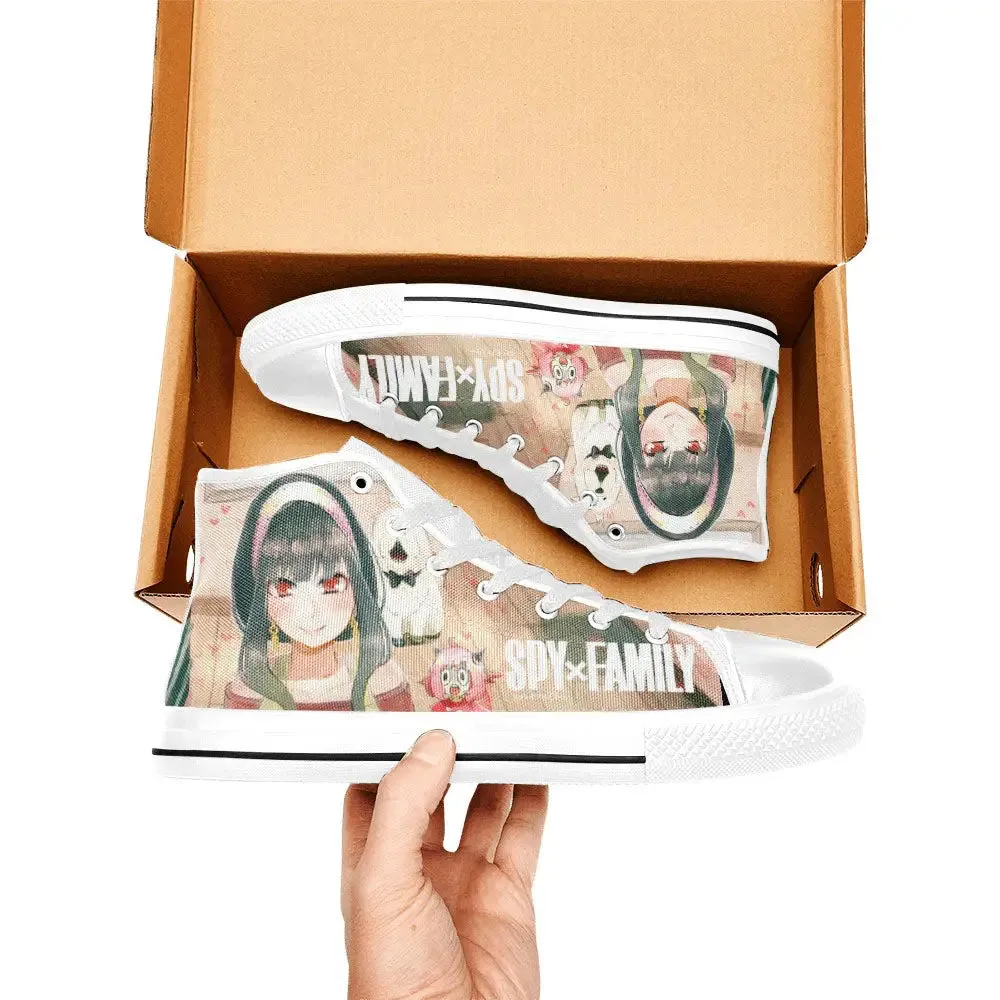 Spy x Family Anya Yor Shoes High Tops Sneakers for Kids and Adults