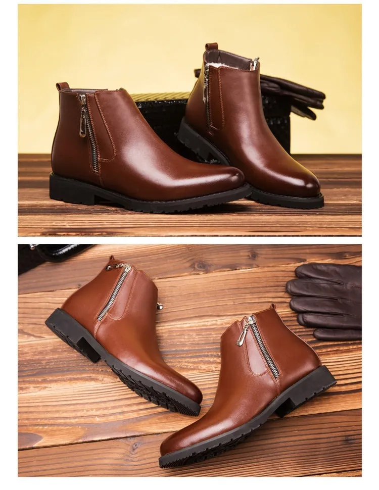 StrideHaven - Casual Rubber Sole Boots by The Nevermore