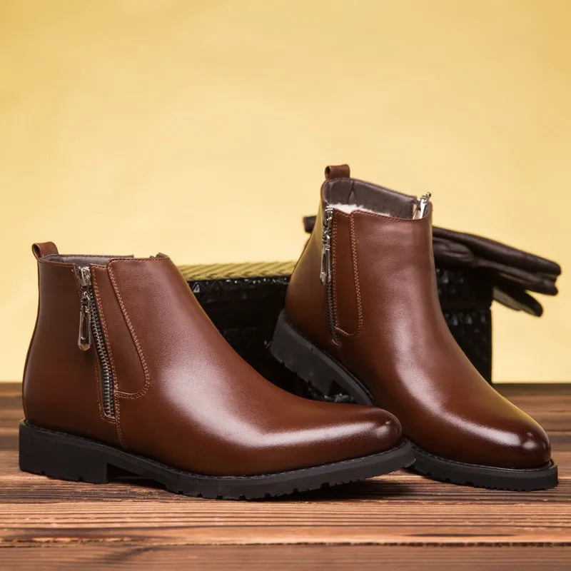 StrideHaven - Casual Rubber Sole Boots by The Nevermore