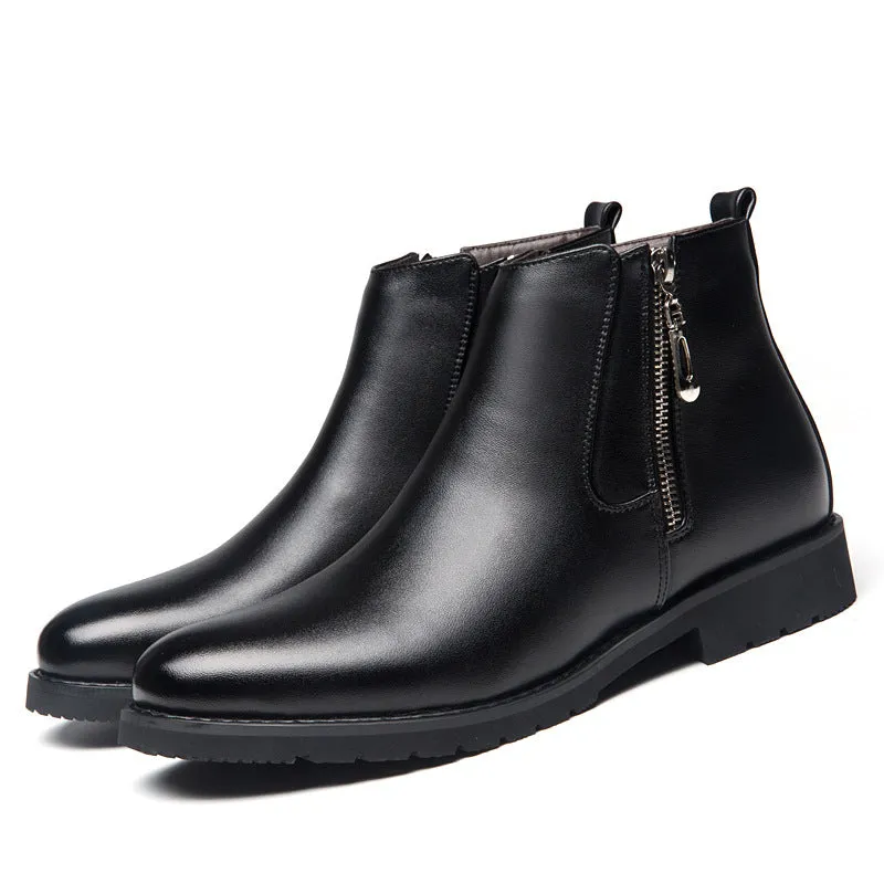 StrideHaven - Casual Rubber Sole Boots by The Nevermore