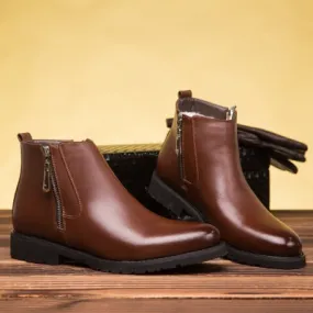 StrideHaven - Casual Rubber Sole Boots by The Nevermore