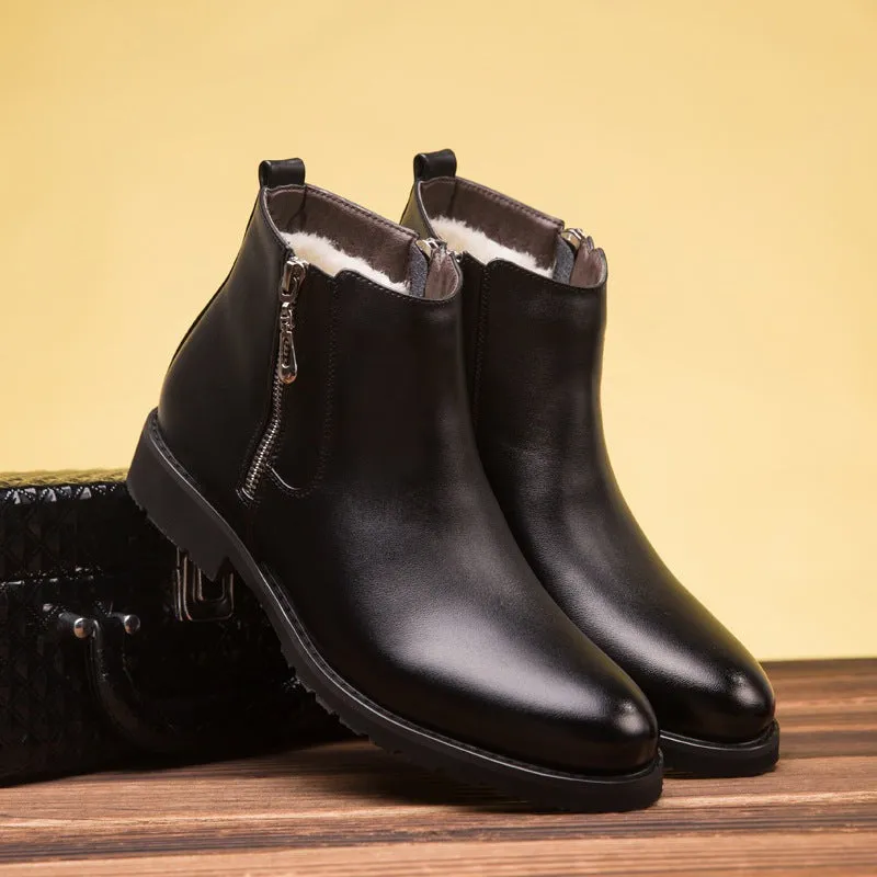 StrideHaven - Casual Rubber Sole Boots by The Nevermore
