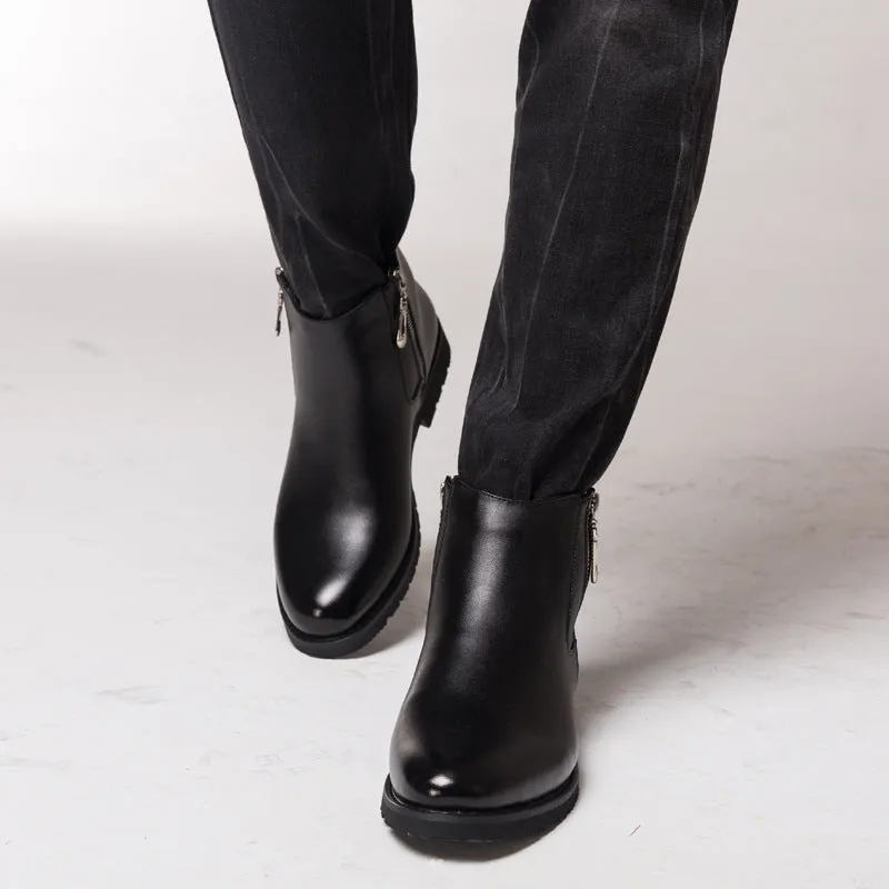 StrideHaven - Casual Rubber Sole Boots by The Nevermore