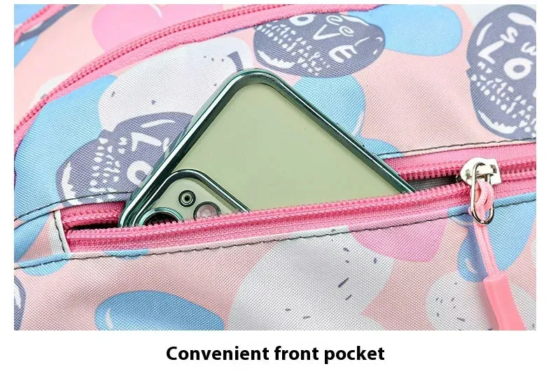 Student Schoolbag Children's Portable Burden Alleviation Large Capacity Backpack