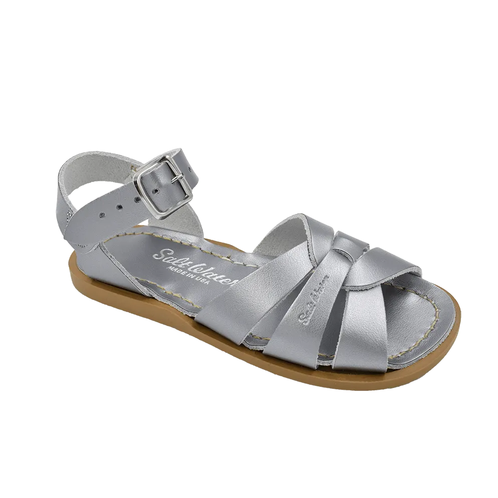 Sun San Little Kid's Salt Water Original Sandal - Pewter 814