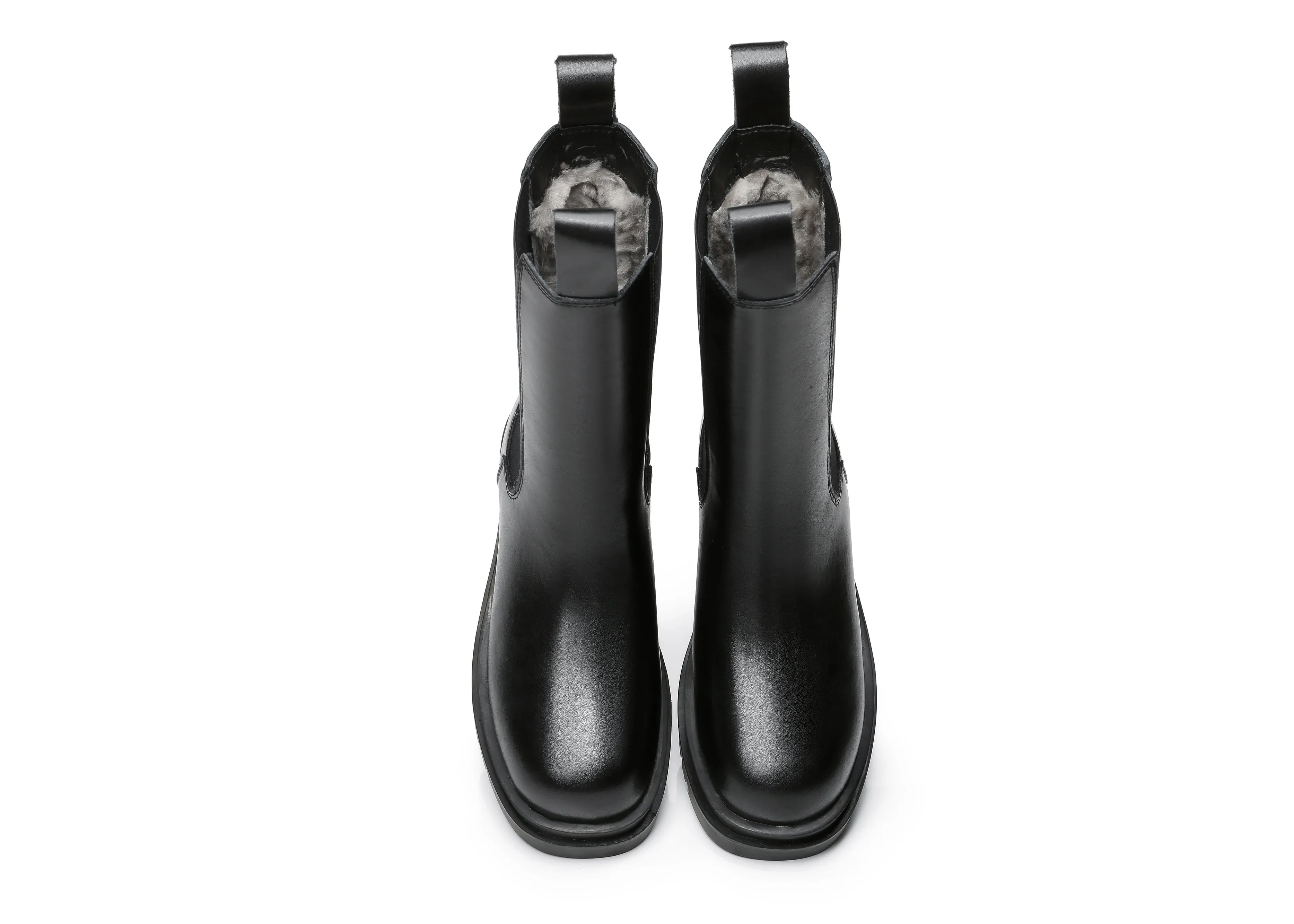 TARRAMARRA® Sherlyn Women Black Ankle Wool Lining Boots
