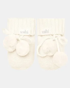 Toshi Organic Booties Marley Cream