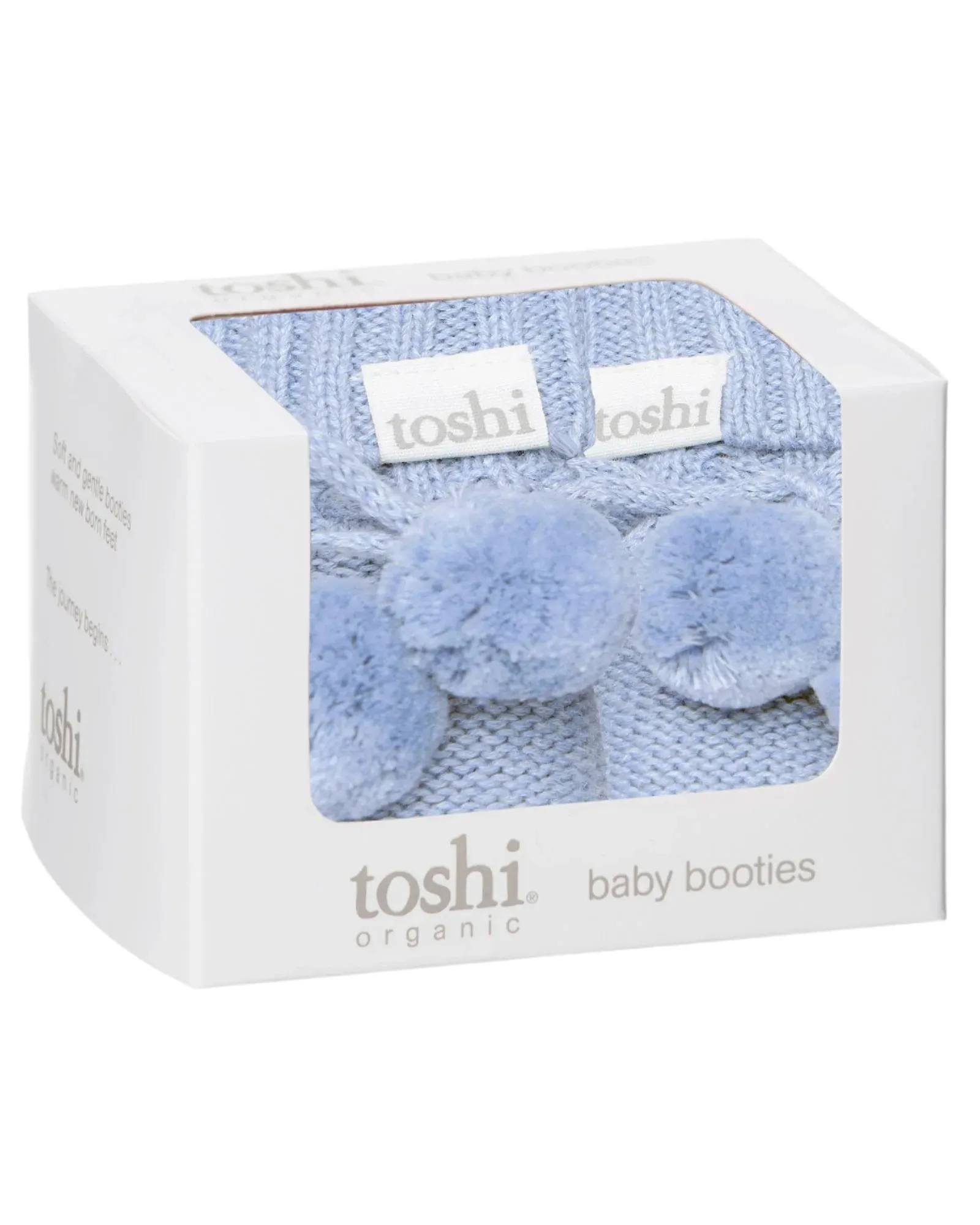 Toshi Organic Booties Marley Seabreeze