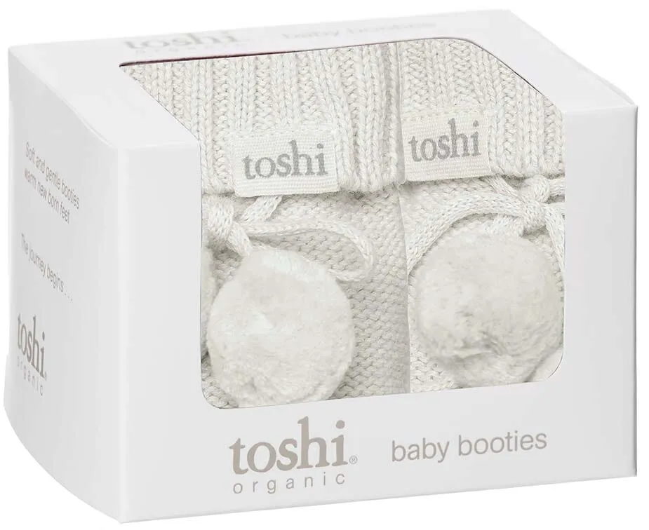 Toshi Organic Marley Booties - Pebble