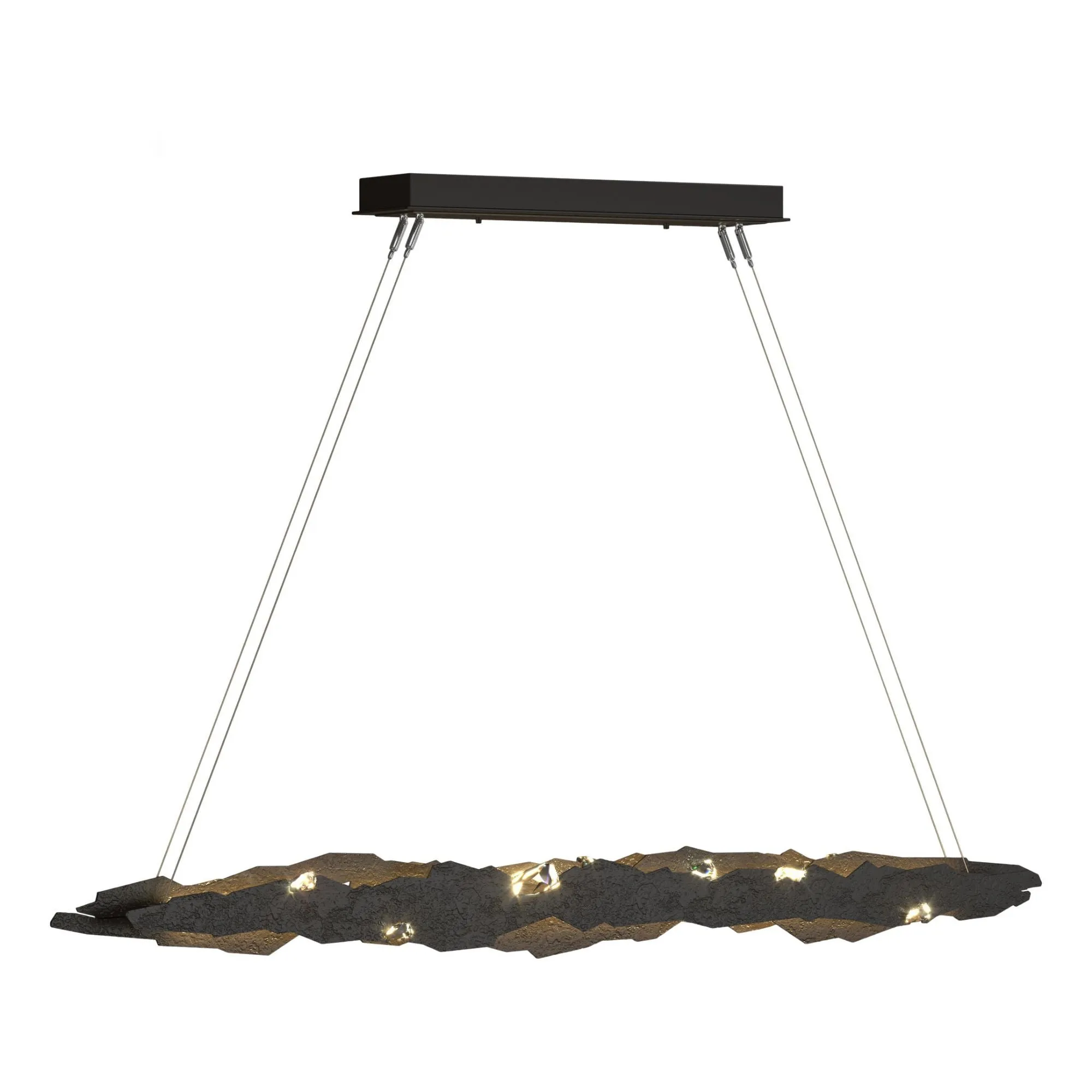 Trove LED Pendant Crystal LED in Oil Rubbed Bronze