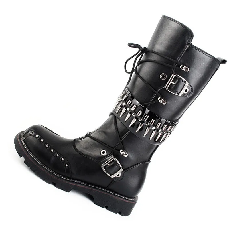 Ulysses - Steampunk Motorcycle Boots by The Nevermore