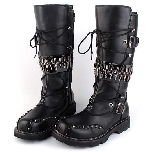 Ulysses - Steampunk Motorcycle Boots by The Nevermore