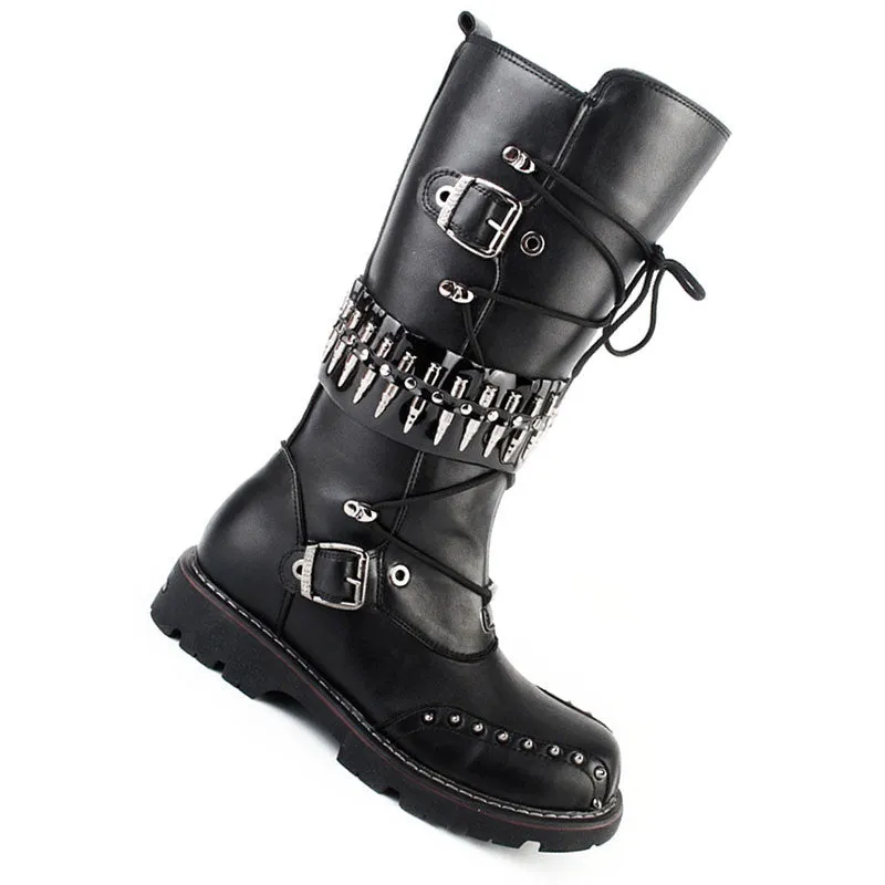 Ulysses - Steampunk Motorcycle Boots by The Nevermore