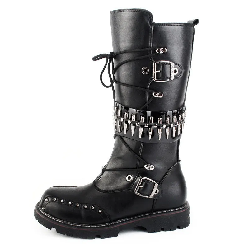 Ulysses - Steampunk Motorcycle Boots by The Nevermore
