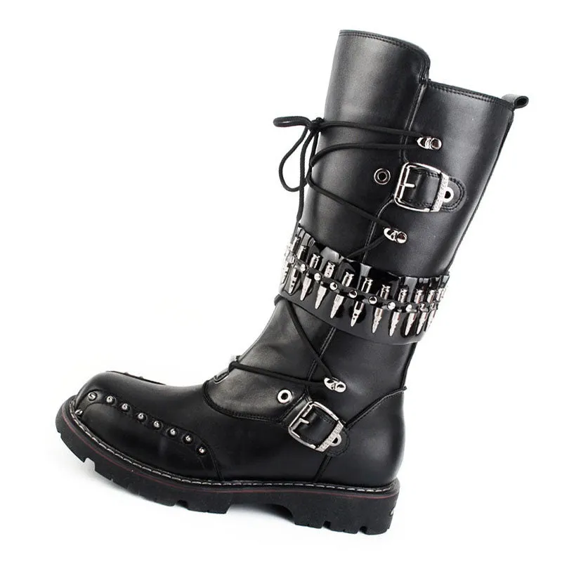 Ulysses - Steampunk Motorcycle Boots by The Nevermore
