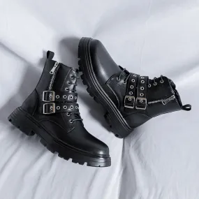 Vandal Moon - Gothic Martin Boots for Men by The Nevermore