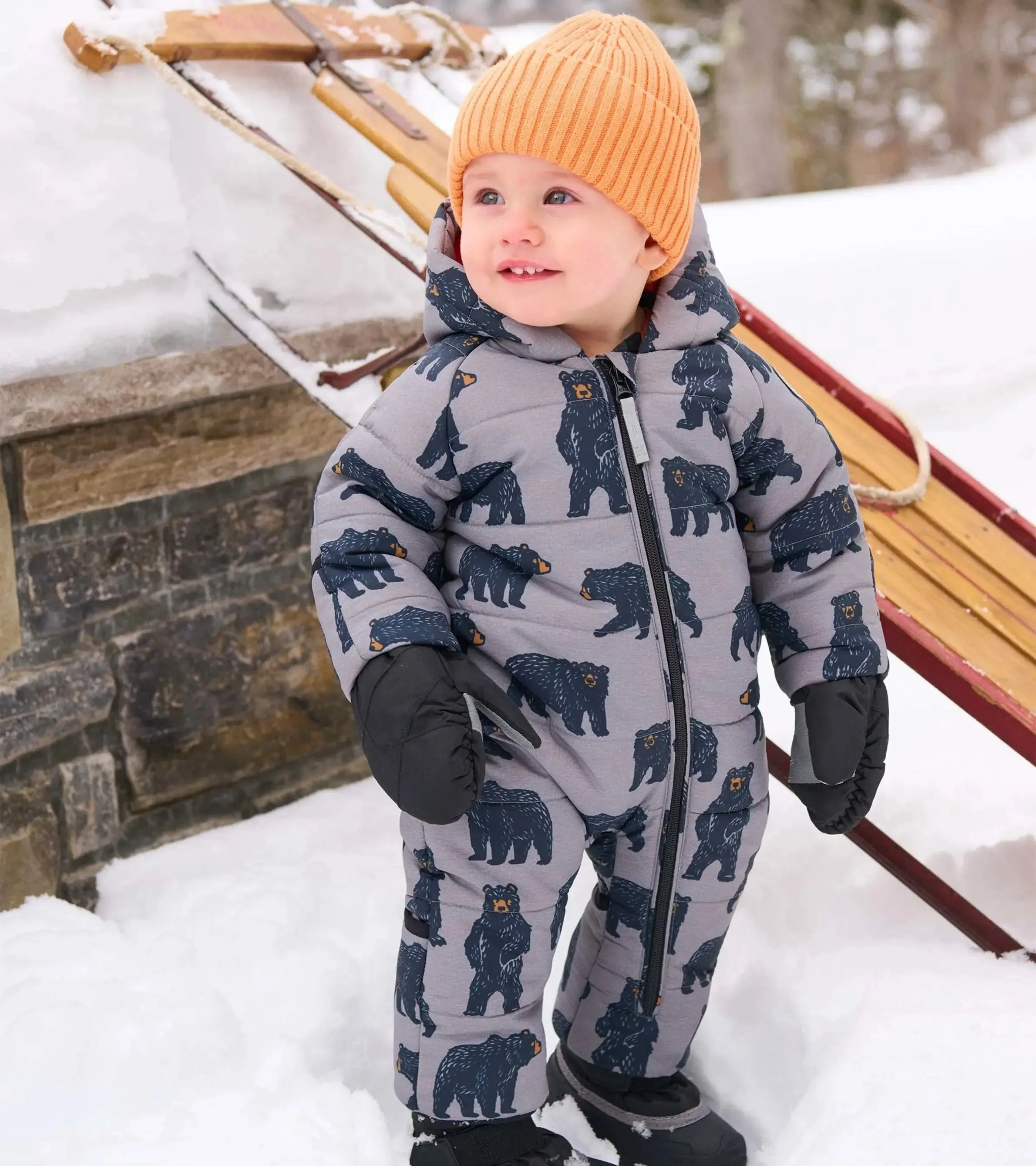 Wild Bears Baby Winter Bundler | Hatley
