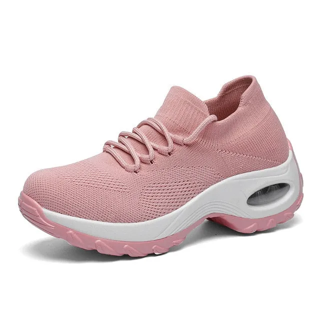 Women Walking Shoes Sock Sneakers